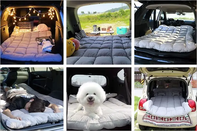 캠핑족 차박 필수템 압축볼 누잠 토퍼 메트리스