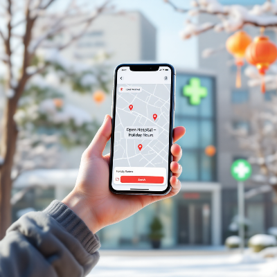 설 명절 연휴 문여는 병원 이미지