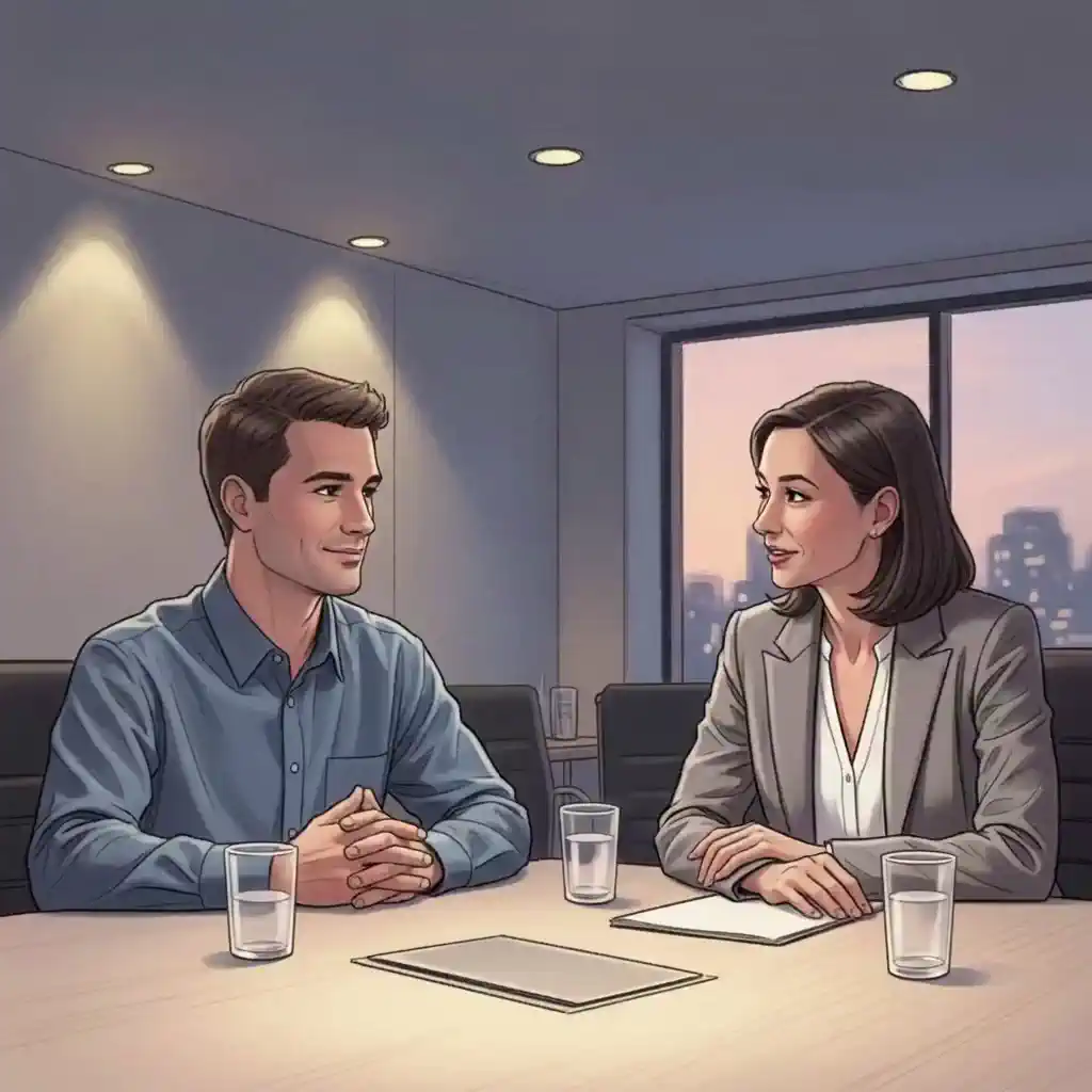 회식 제안을 정중히 거절하는 직원