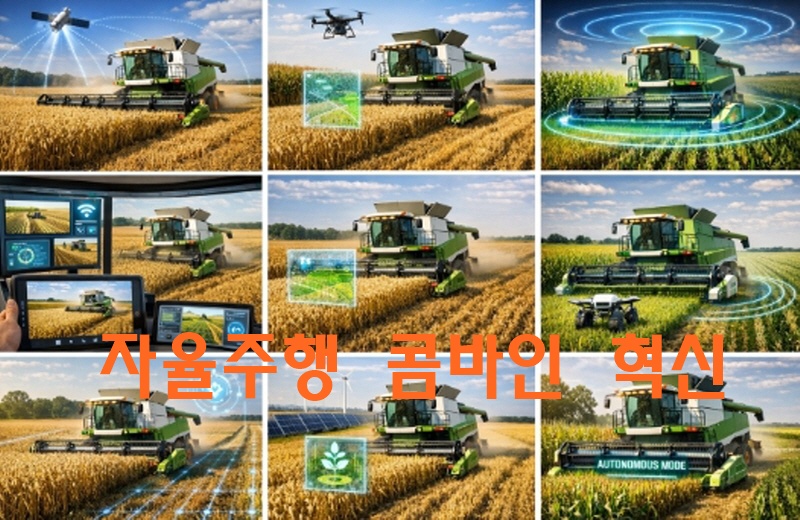 자율주행 콤바인 혁신
