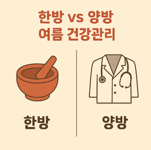 한방과 양방 여름 건강관리 (의학접근, 효과, 사례비교)