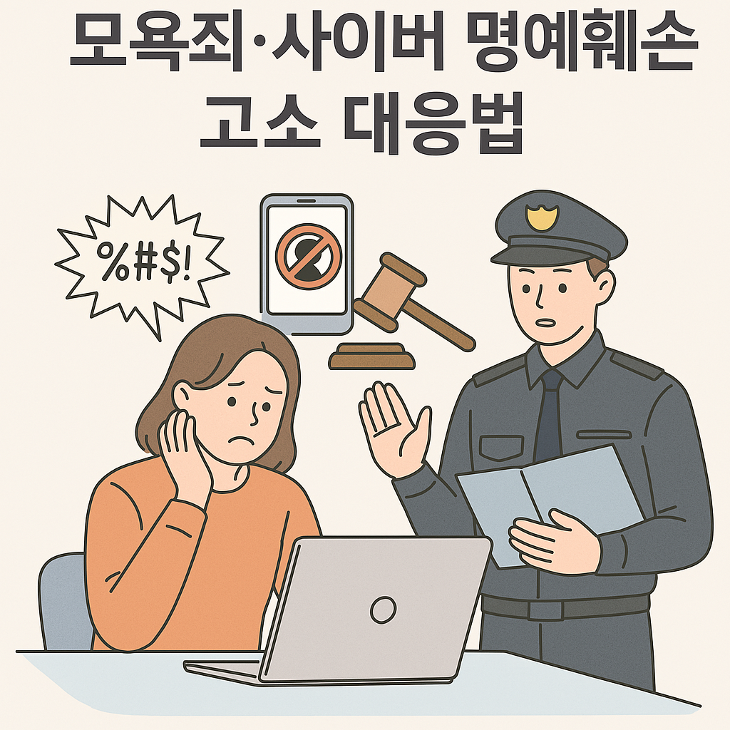모욕죄,사이버명예훼손 고소대응방법에 대한 썸네일