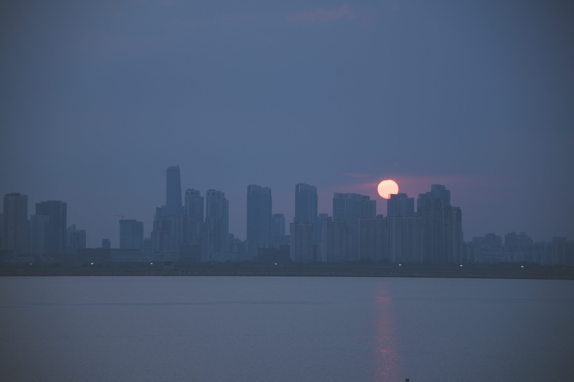 한울공원에서 바라보는 일몰