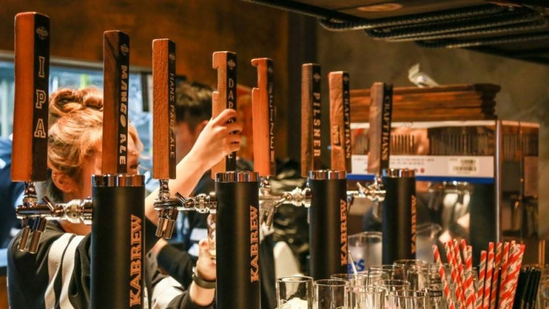 광교 호수공원 맥주집 '크래프트한스'