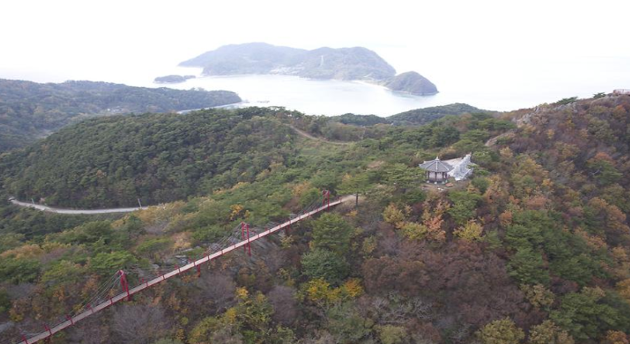 대이작도 부아산 구름다리