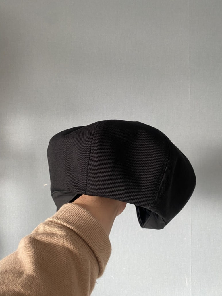 밀리어네어햇(MILLIONAIRE HATS) vintage cotton CLASSIC BIG APPLE HAT VINTAGE BLACK 헌팅캡 베레모 빈티지헌팅캡 빈티지베레모