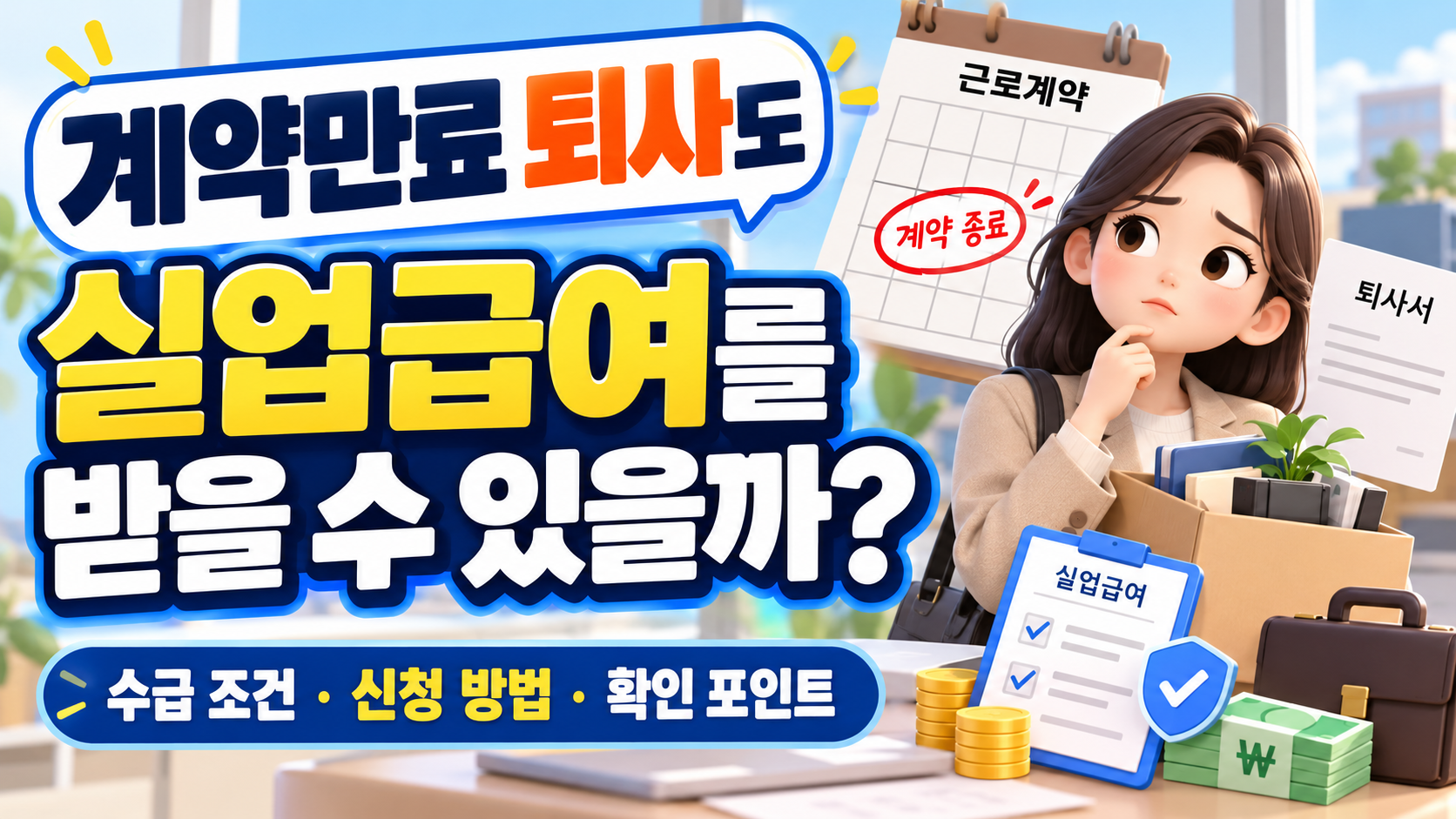 계약만료-퇴사-실업급여