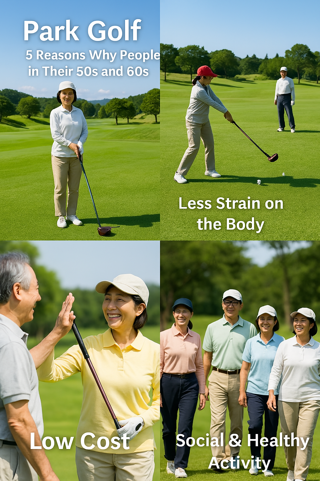 시니어 파크골프 걷기