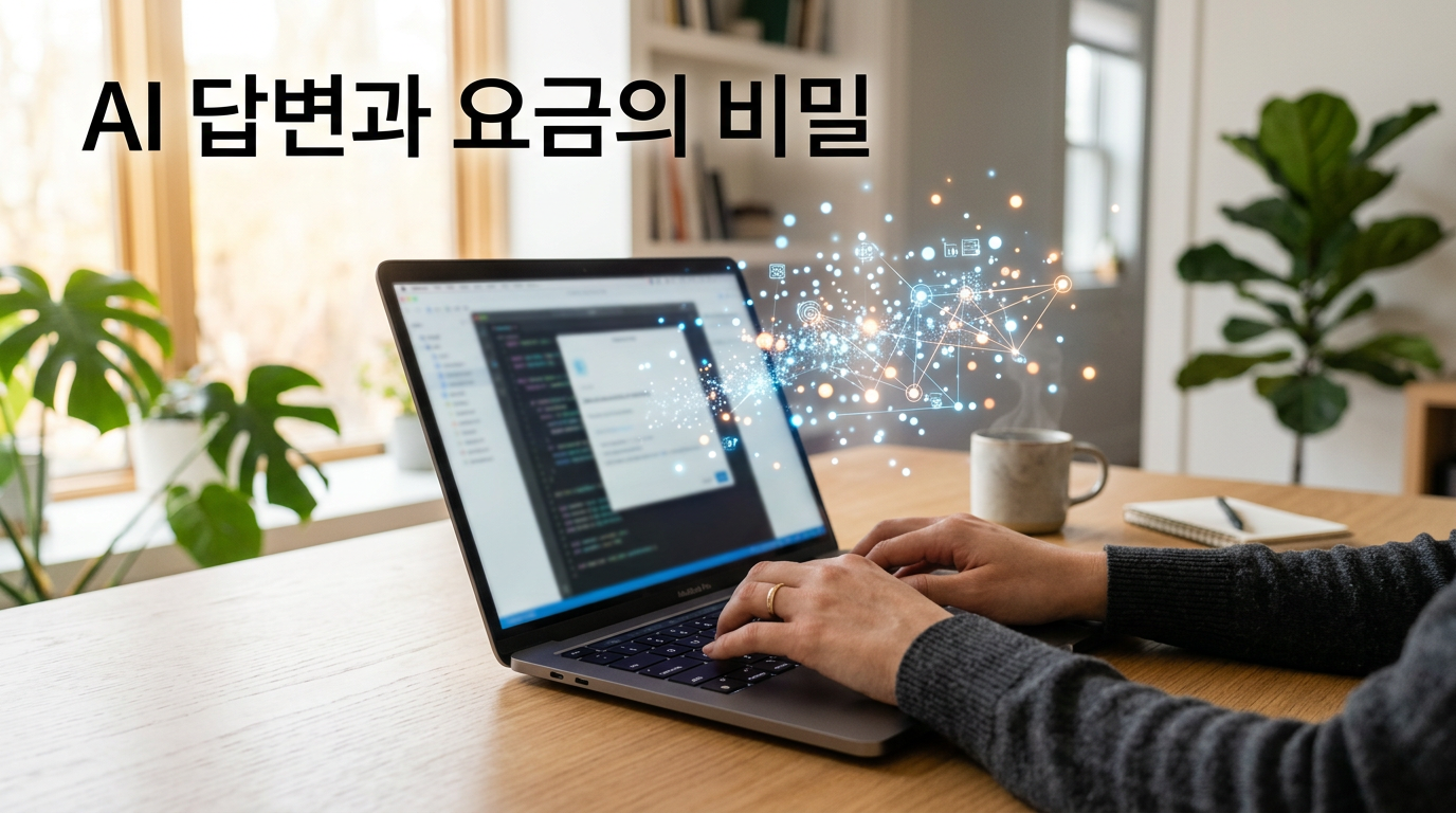 AI 챗봇 추론 강도와 요금을 보여주는 사진