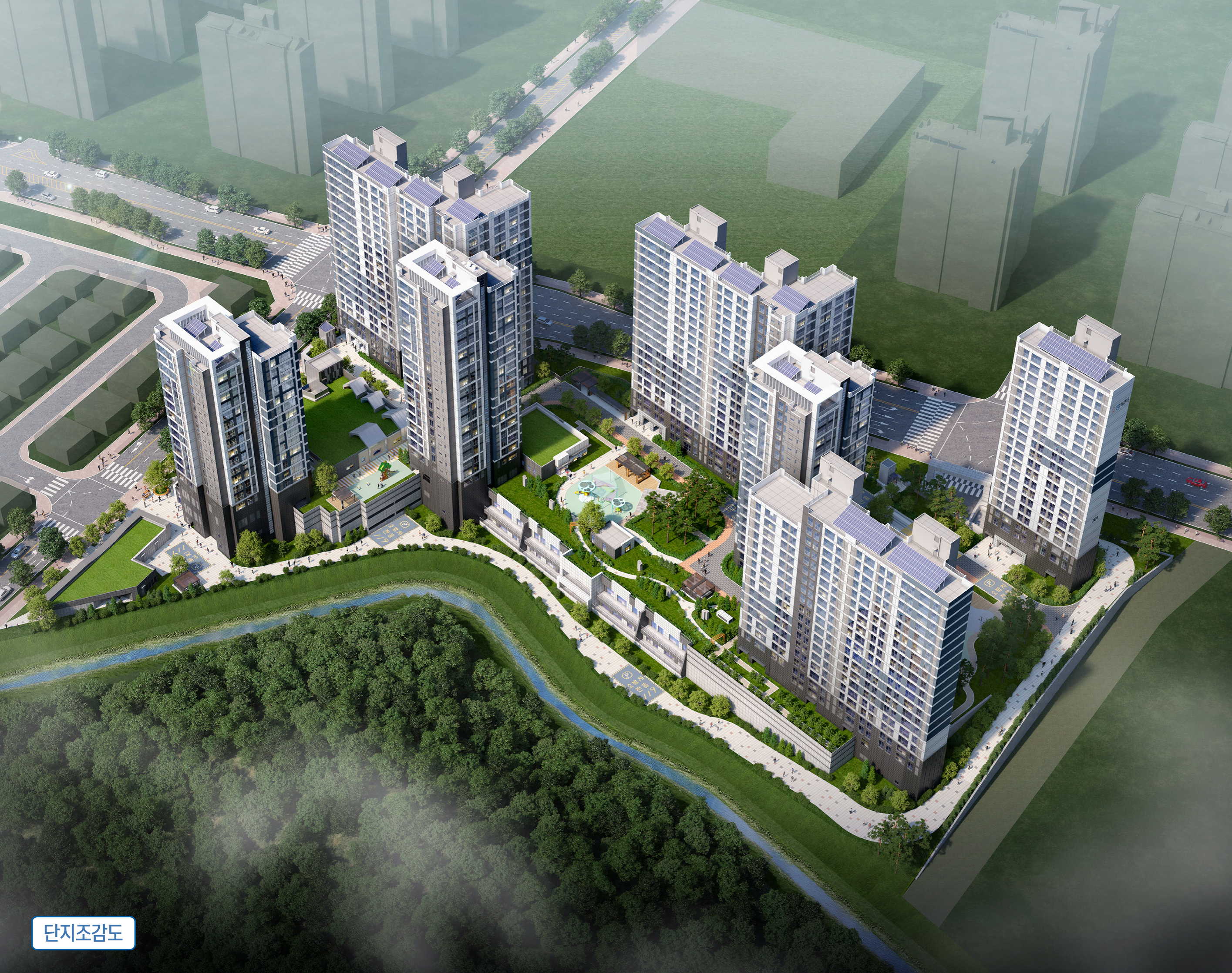 과천지식정보타운 S7블록 10년 공공임대주택 과천 그랑레브 데시앙 아파트 조감도