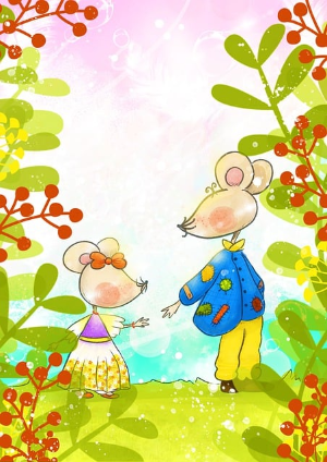 커플쥐의 즐거운 모습