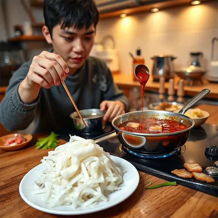 남은 엽떡 굳은 거 다시 살려서 맛있게 먹는 방법 있나요