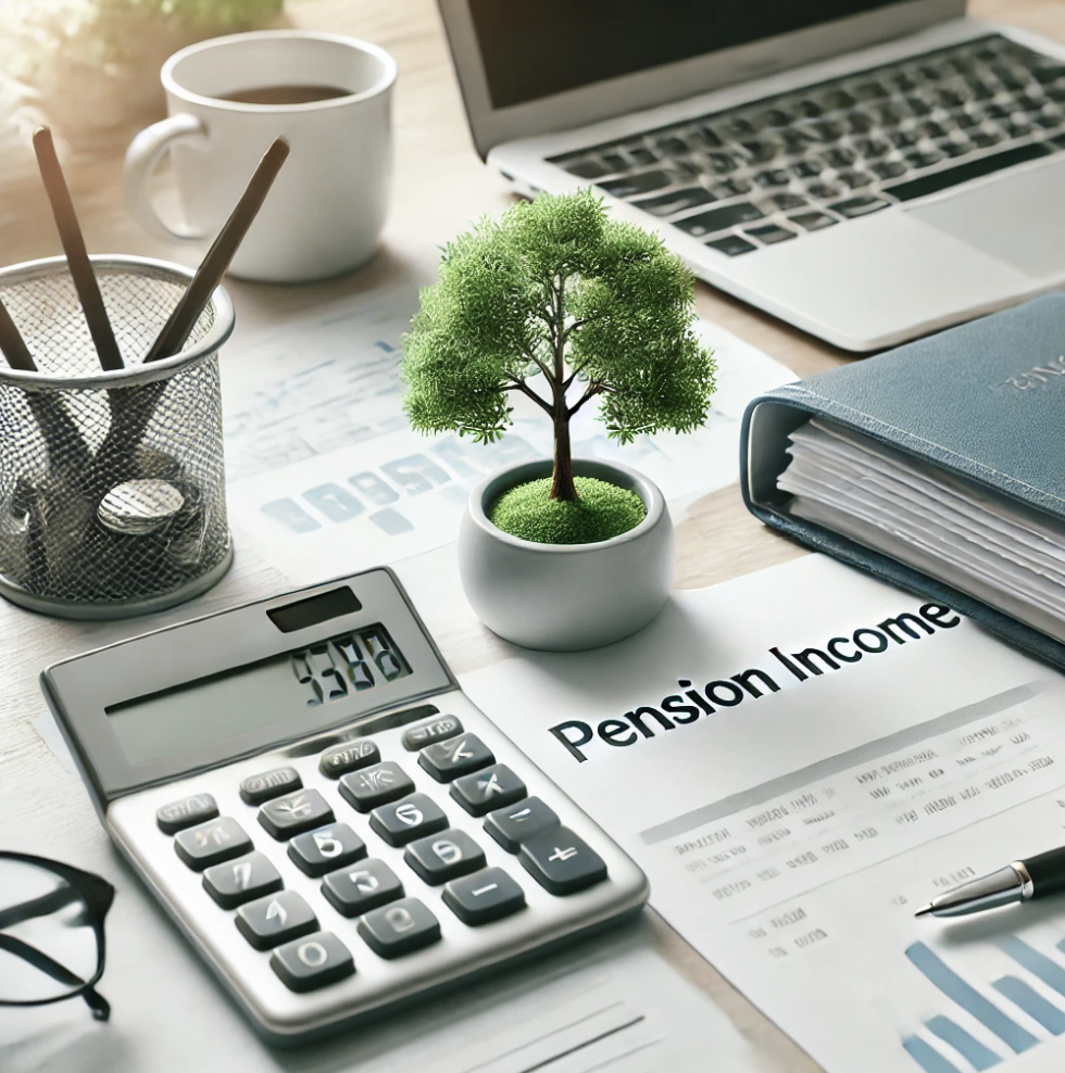 연금 및 금융 계획과 관련된 서류