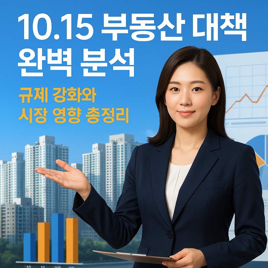 10.15 부동산 대책 완벽 분석 규제 강화와 시장 영향 총정리