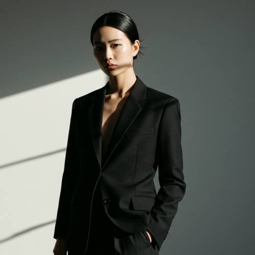 독립성 강한 이미지의 아시아 여성 사진