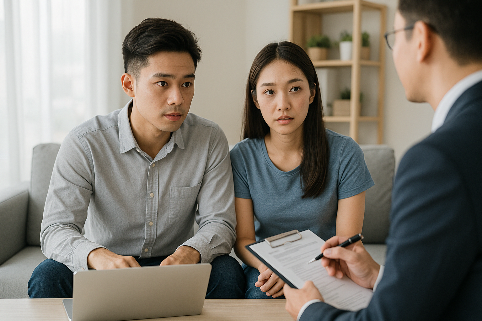 2025 장애인 복지제도를 상담받고있는 남녀