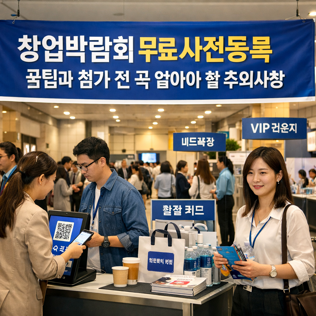 창업박람회 무료 사전등록 꿀팁과 참가 전 꼭 알아야 할 주의사항
