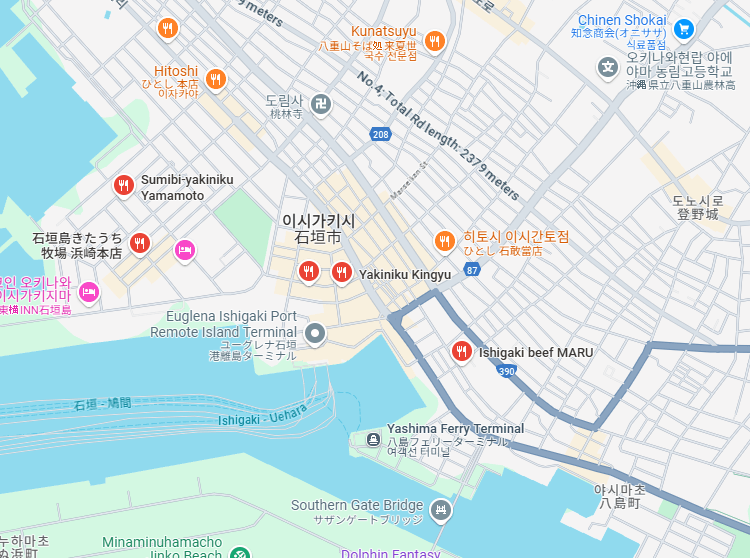 이시가키지마 여행 이시가키규 야키니쿠 위치