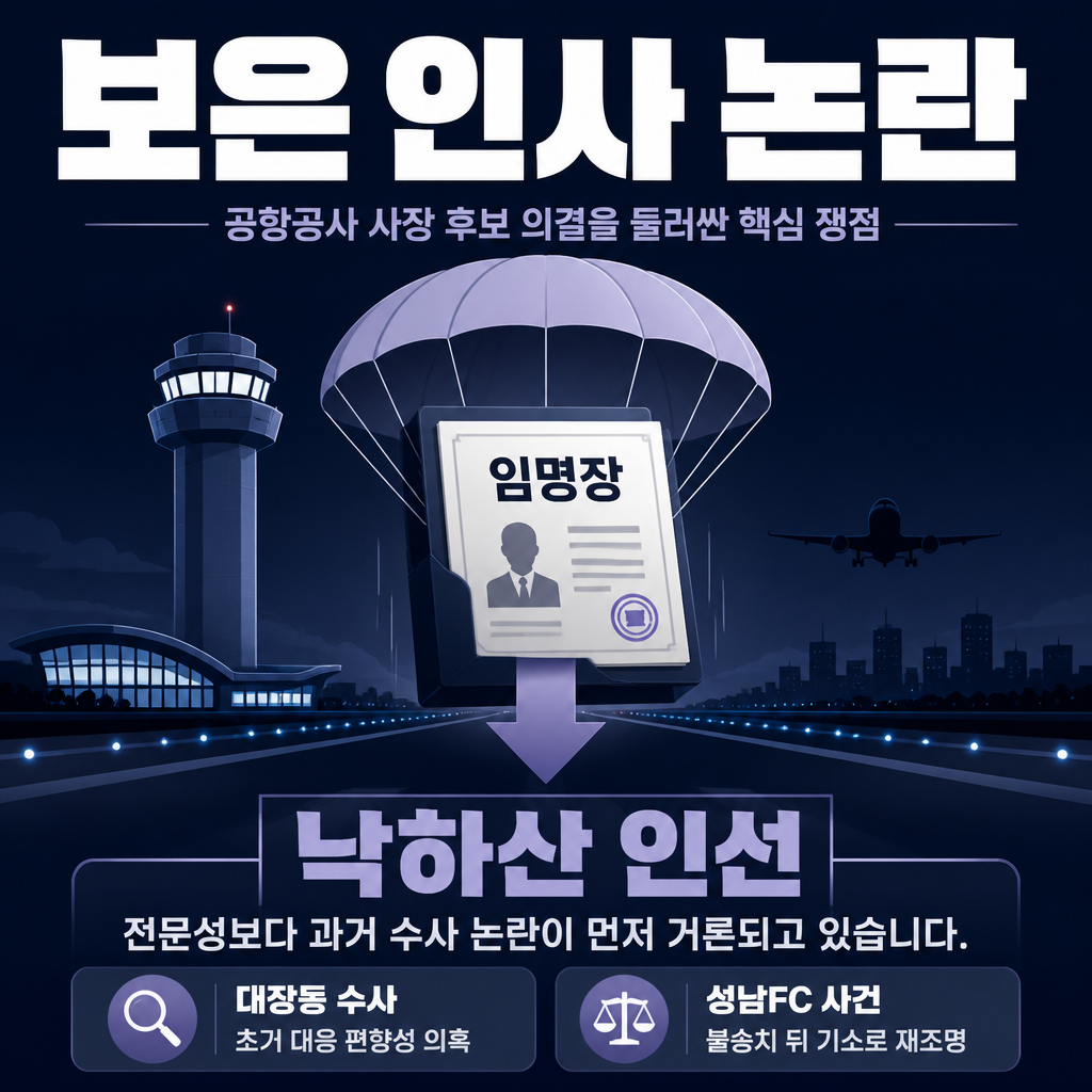 보은 인사 논란