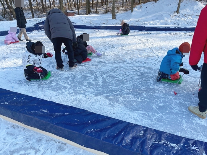 용인눈썰매장-얼음썰매