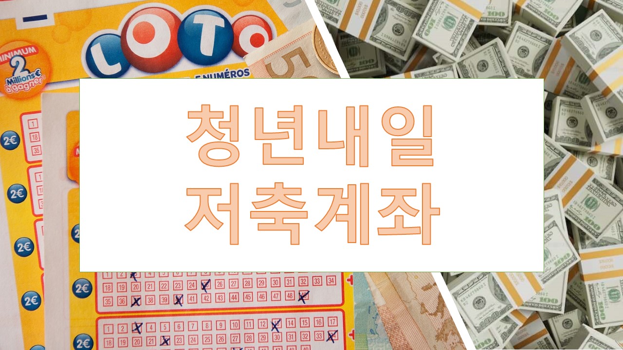 청년내일저축계좌 청년도약계좌 비교분석