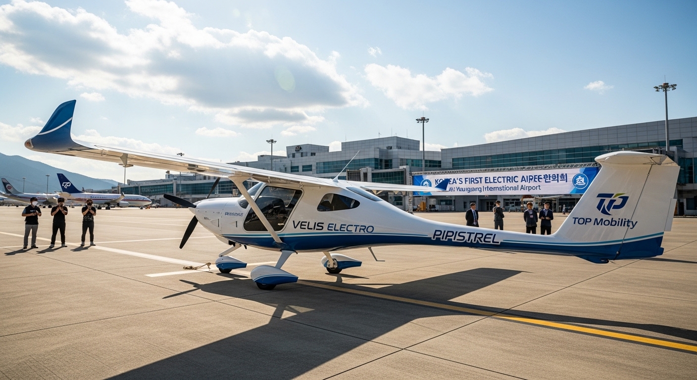 "소리 없이 하늘을 난다? 양양에서 이륙한 국내 1호 전기비행기의 정체"