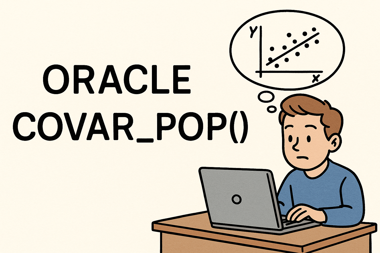 오라클 COVAR_POP() 함수로 분산과 공분산 한눈에 이해하기