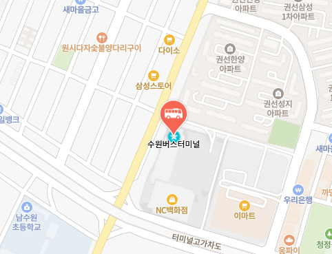 수원버스터미널 위치