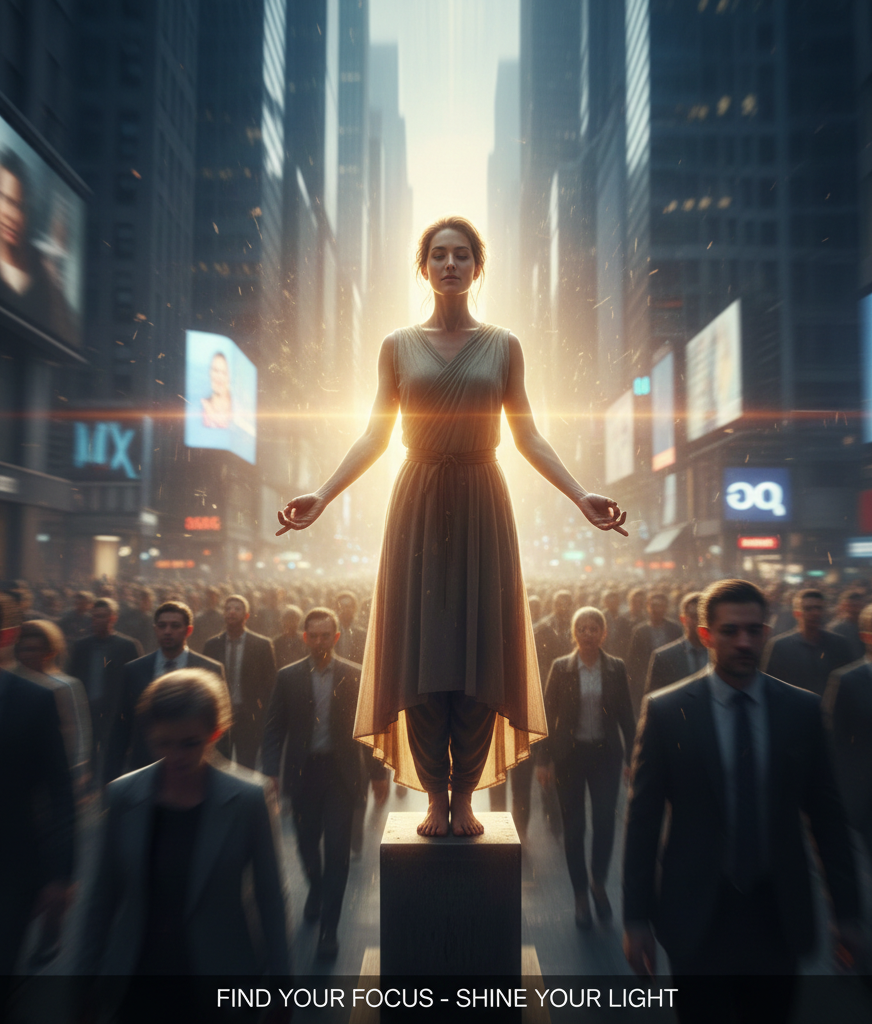 자신의 중심으로 서있는 사람