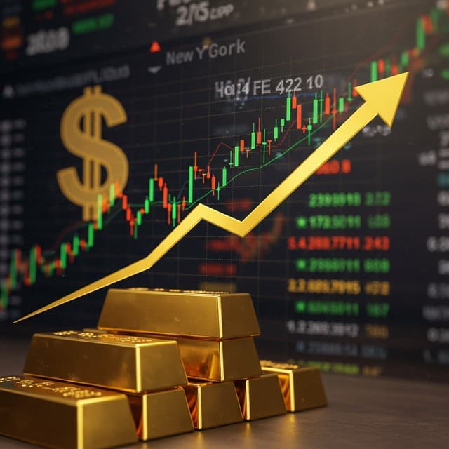 금값 급등과 달러 약세를 시각화한 대표 이미지