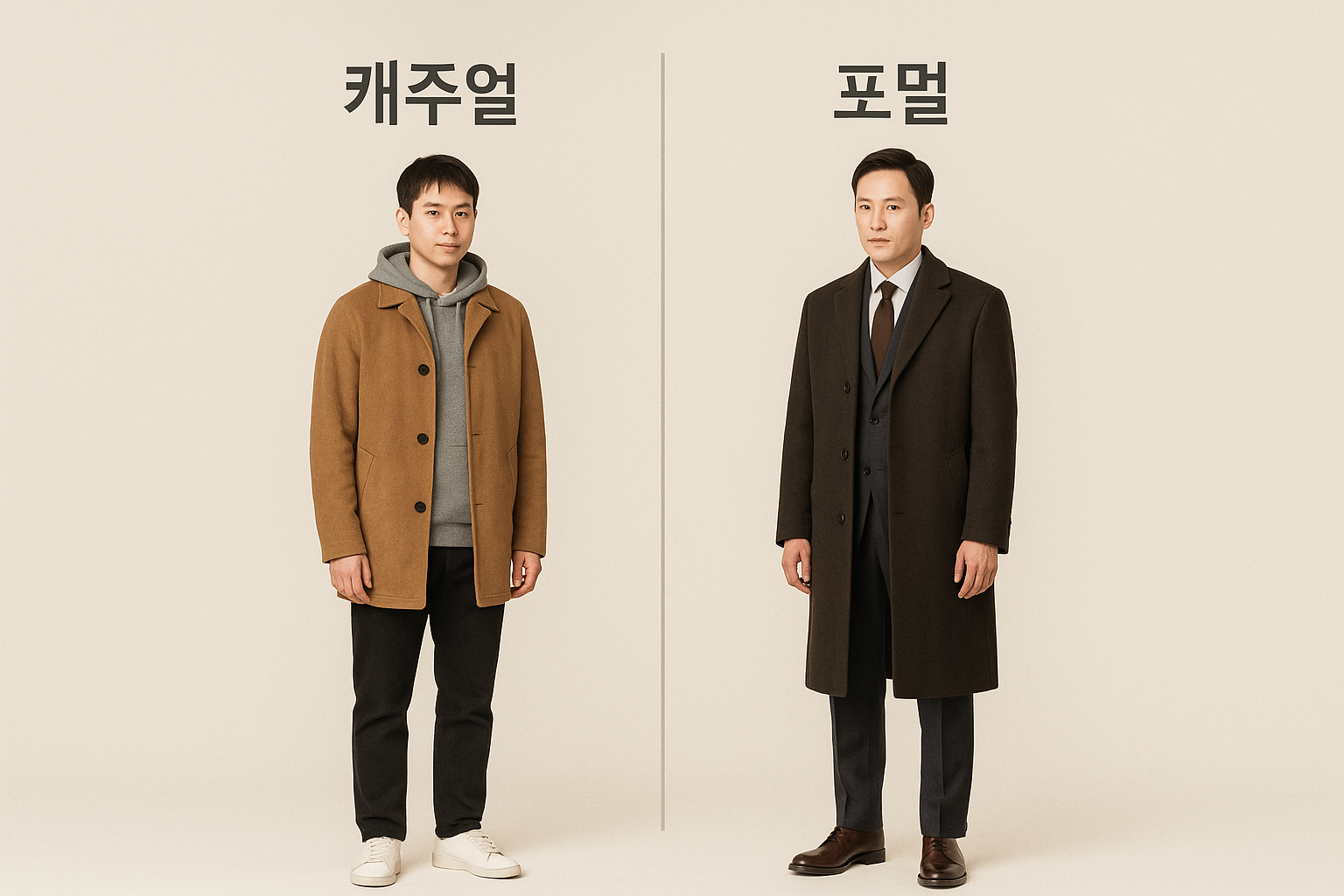 남성코트 스타일링 완벽 가이드