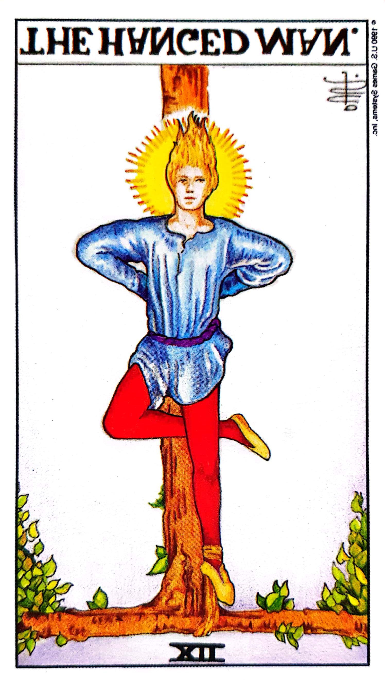 타로카드12번.매달린 남자((THE&nbsp;HANGED MAN))카드 역방향 해석