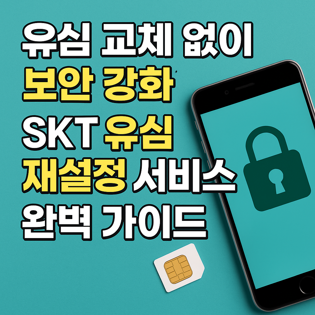 SKT 유심 재설정 서비스