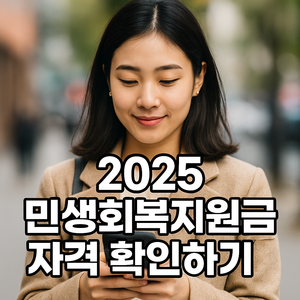 2025 민생회복지원금 자격 확인하기