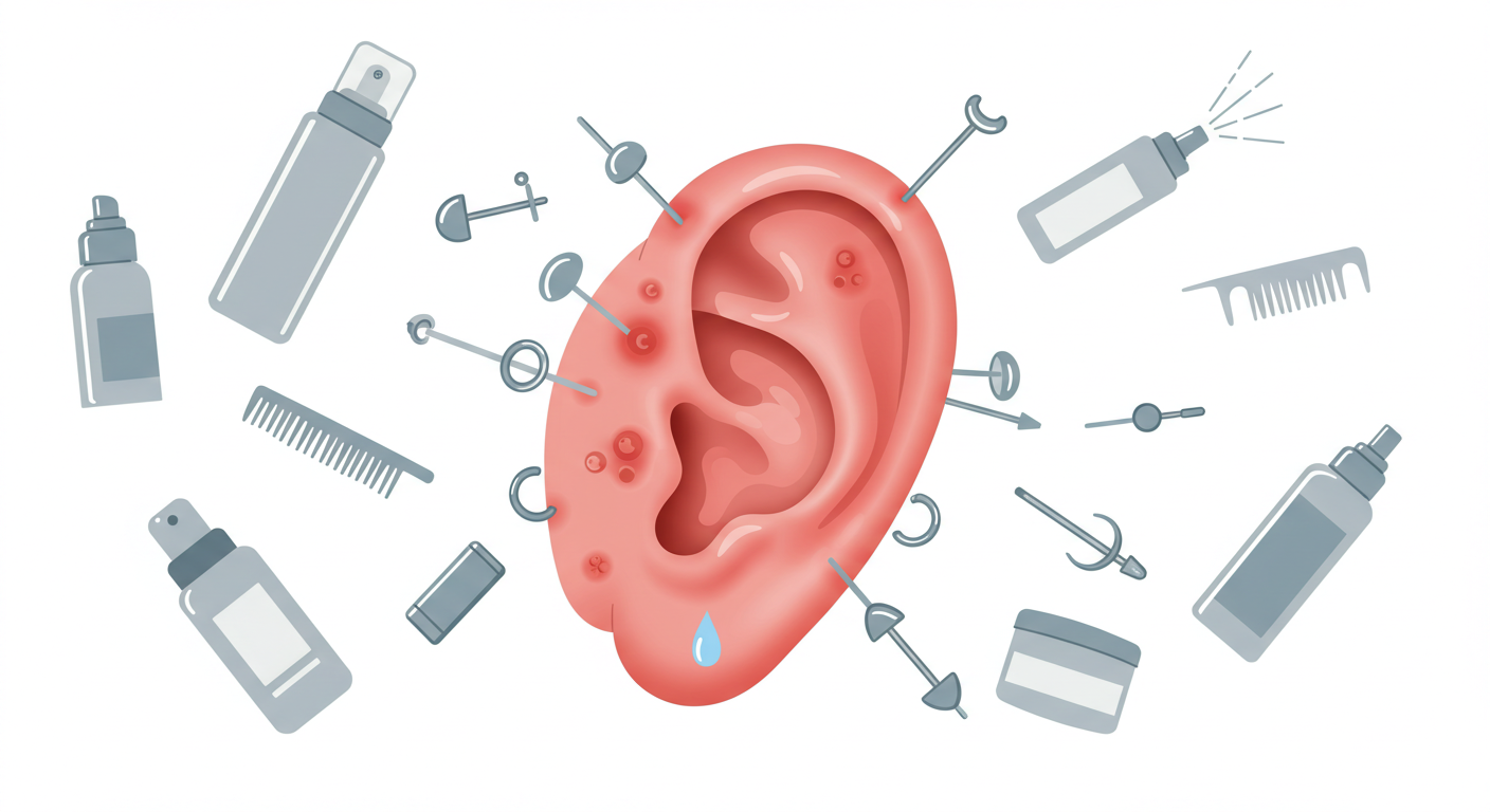 귀걸이알러지, 연고추천