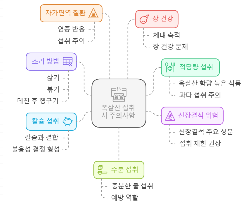 옥살산 섭취 시 주의사항 및 조리 방법