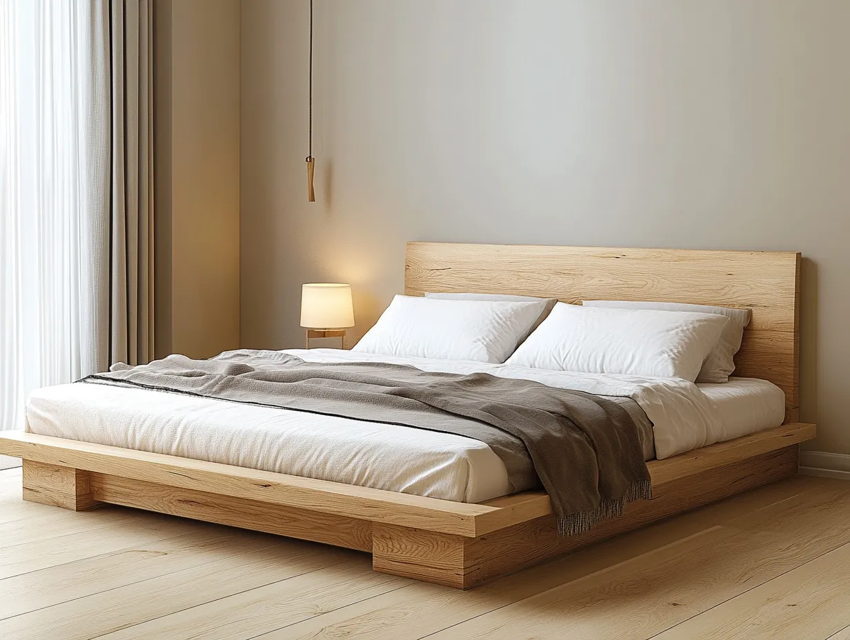우드 침대 프레임: 내추럴한 인테리어의 완벽한 선택