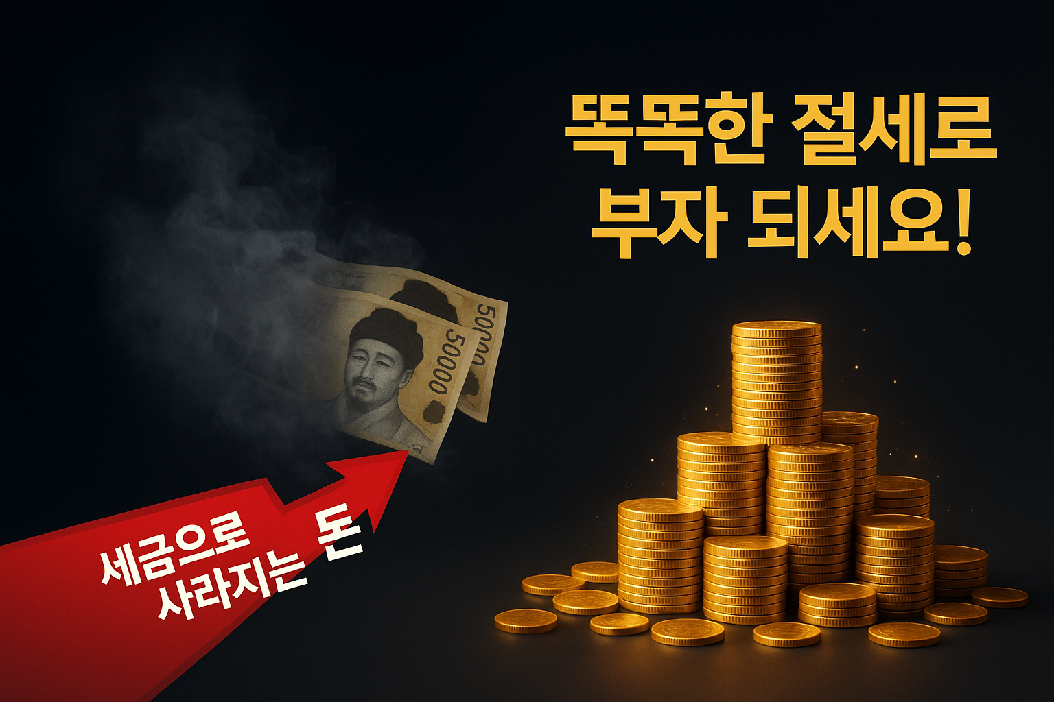 세금으로 사라지는 돈과 절세로 쌓이는 돈