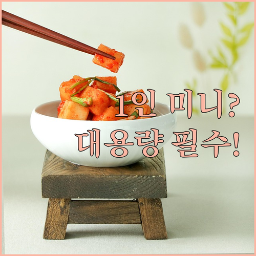 1인 가구 미니 쿠잉부터 4도어 대용..