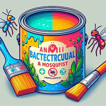 항균 및 모기 퇴치 페인트