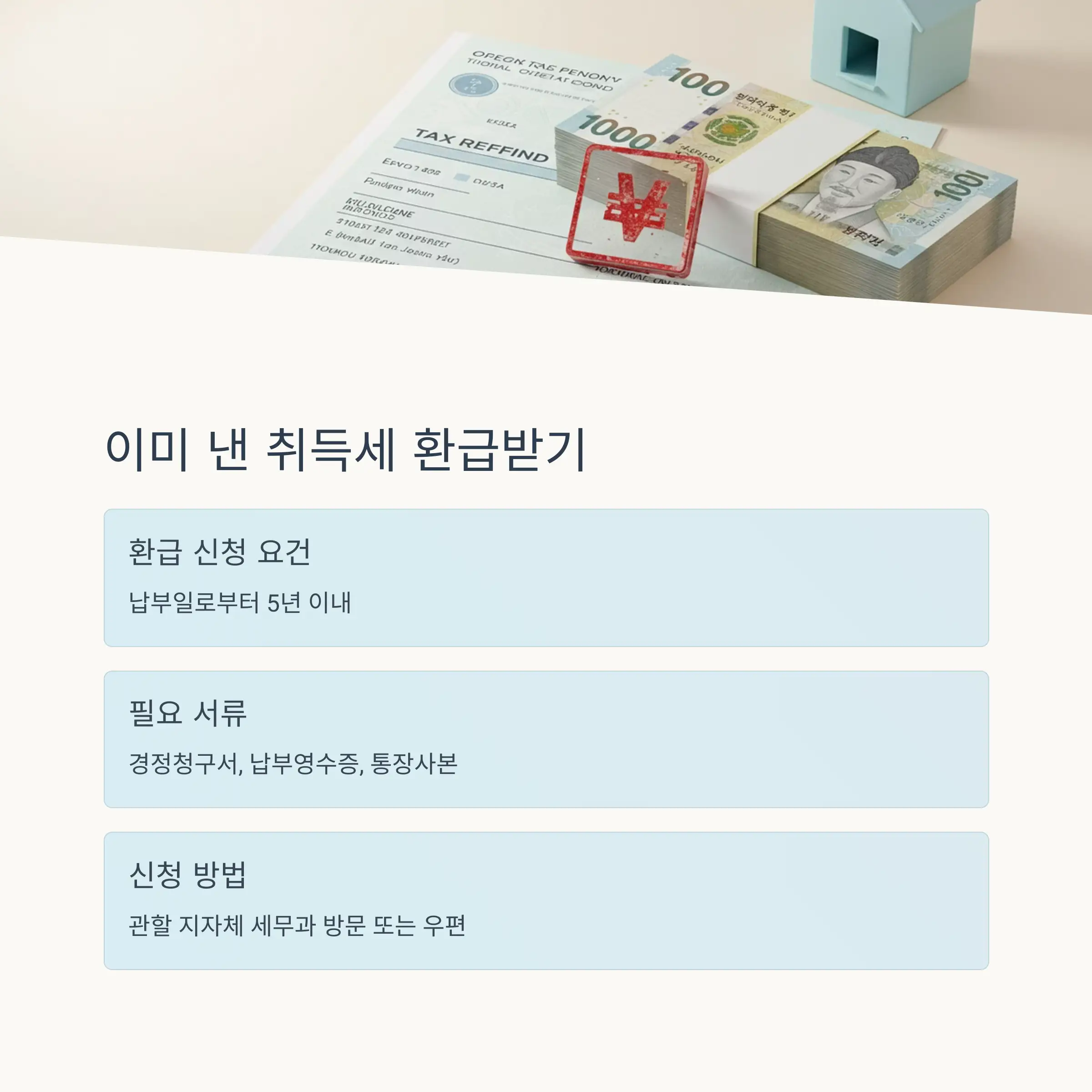 감면 취소 및 추징 요건