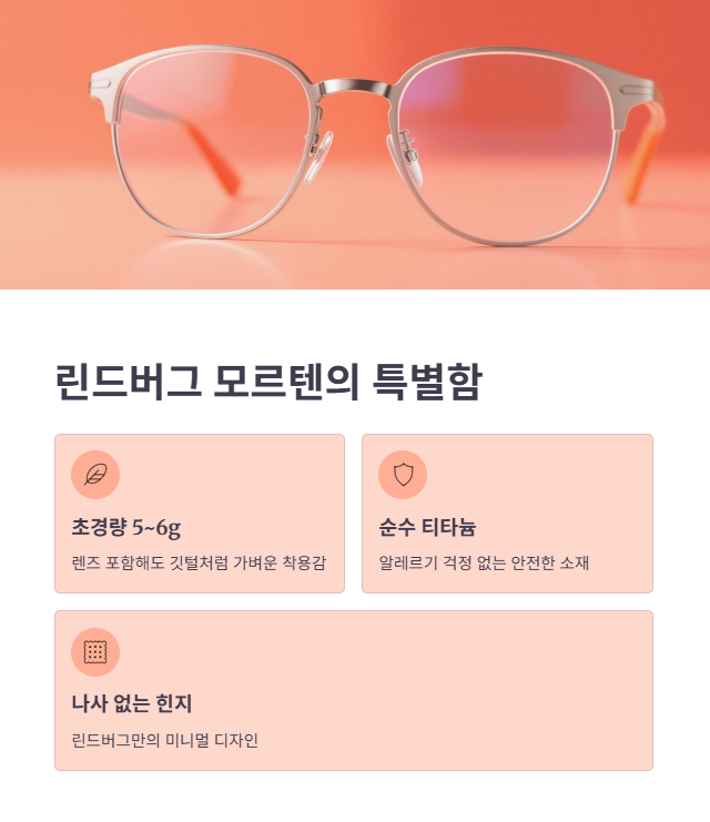 린드버그 모르텐 모델 특징 및 인기 이유