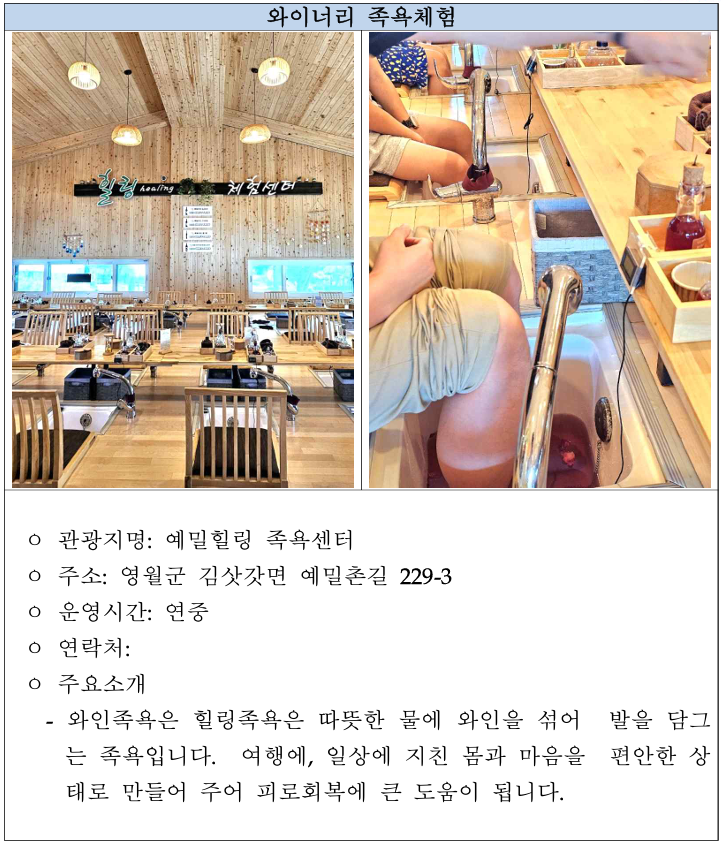 영월 워케이션 신청