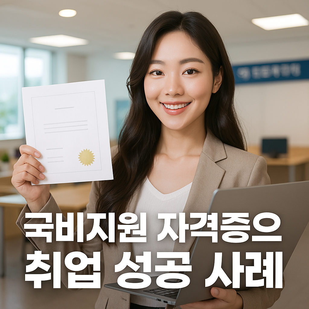 국비지원 자격증으로 취업 성공한 사례 현실 후기