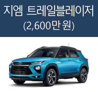 알트태그-국산 차 지엠 트레일블레이저