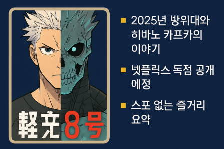 영화 괴수 8호 관련 사진