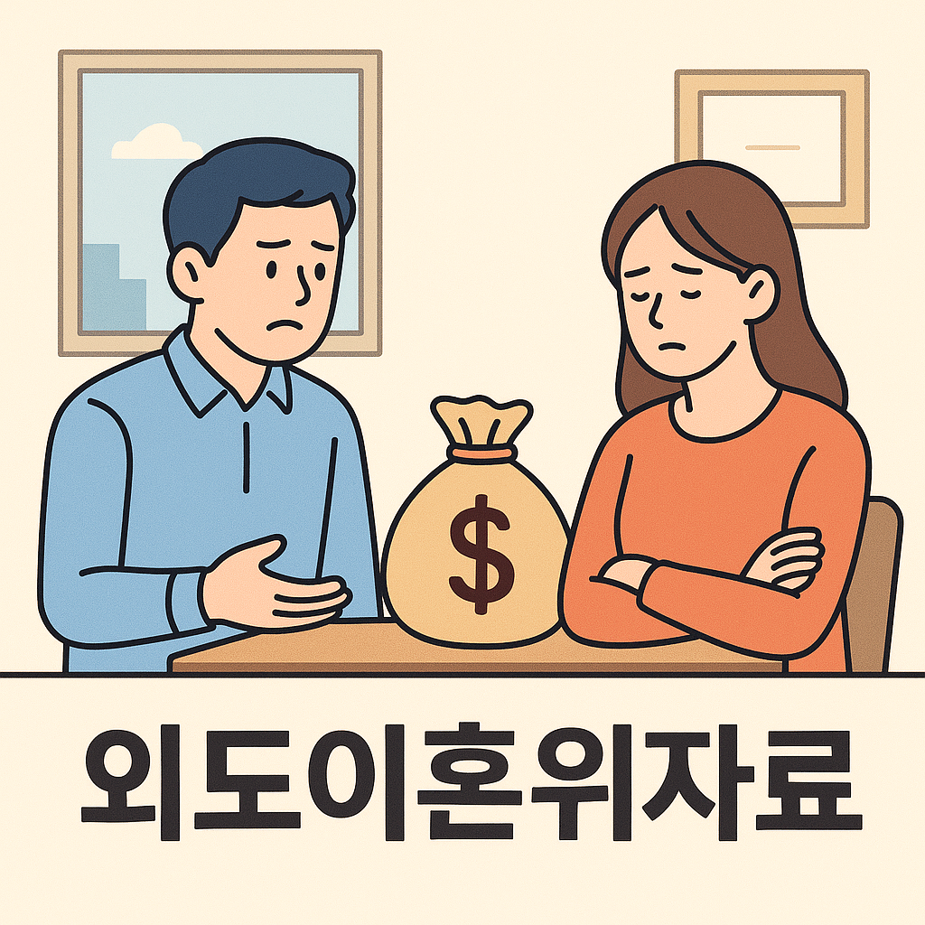 부산이혼상담, 외도이혼위자료