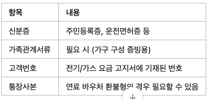 ✅ 필요 서류