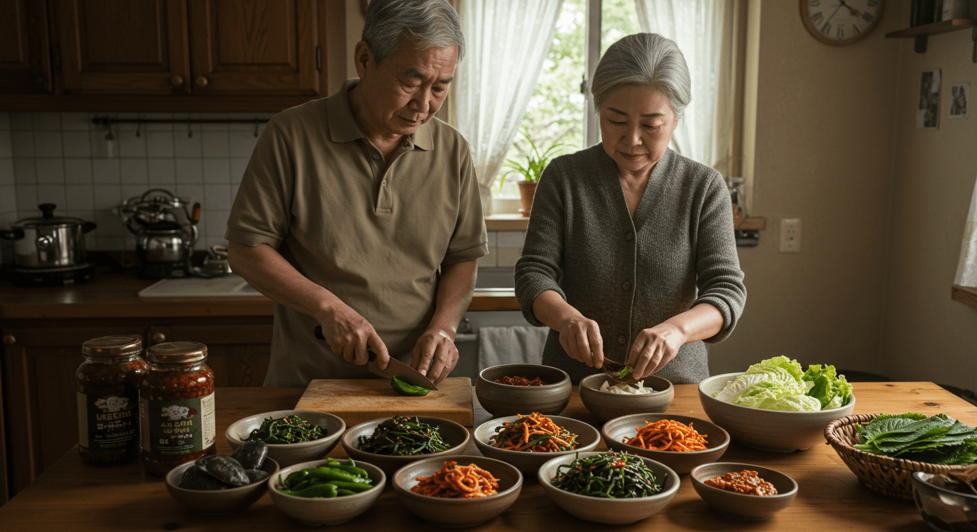 매실 장아찌로 완성하는 밥상