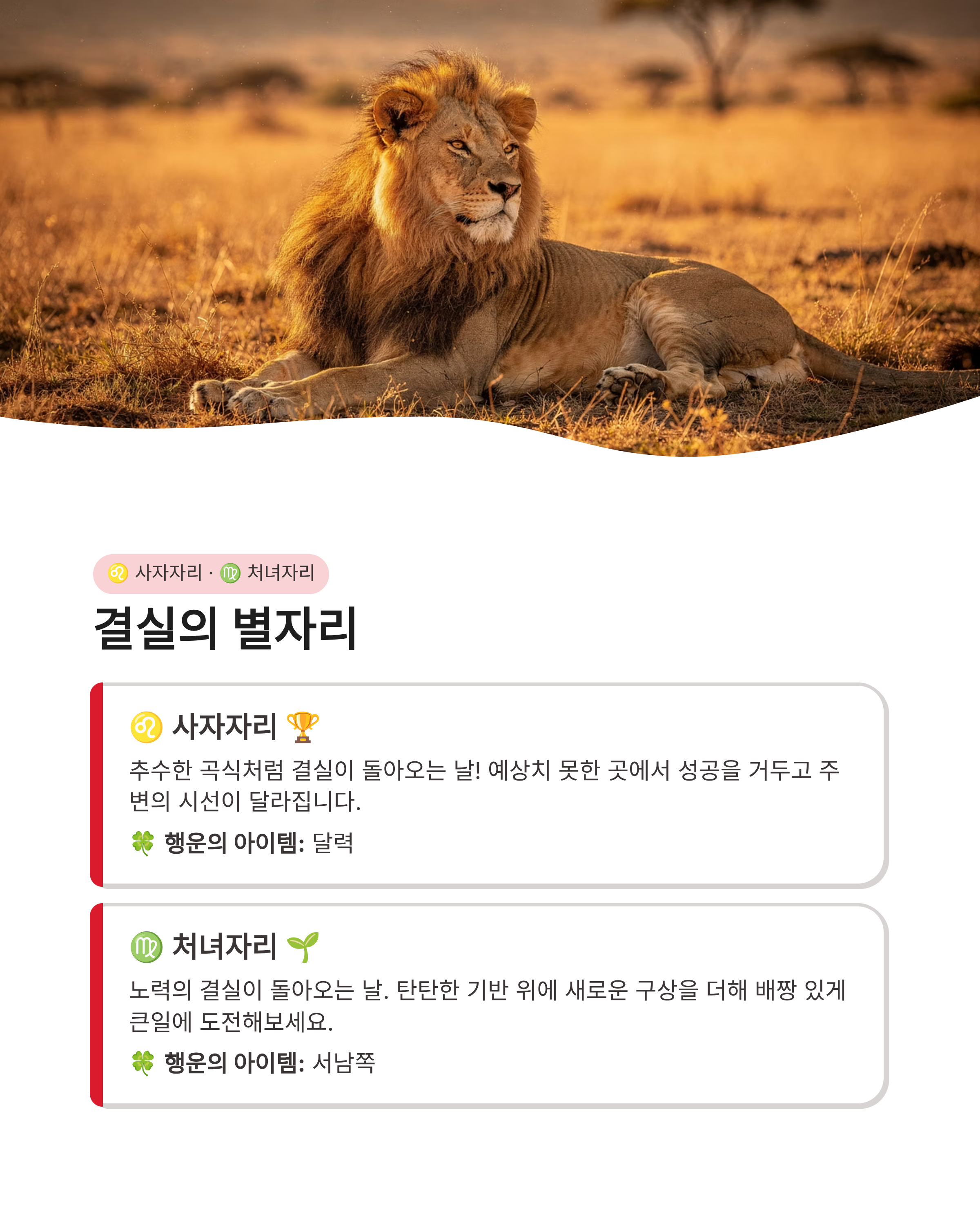 6월 16일 별자리 오늘의 운세